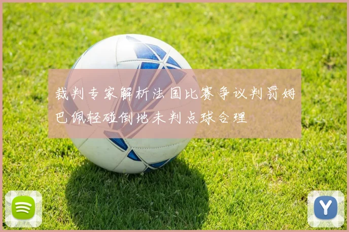 裁判专家解析法国比赛争议判罚姆巴佩轻碰倒地未判点球合理